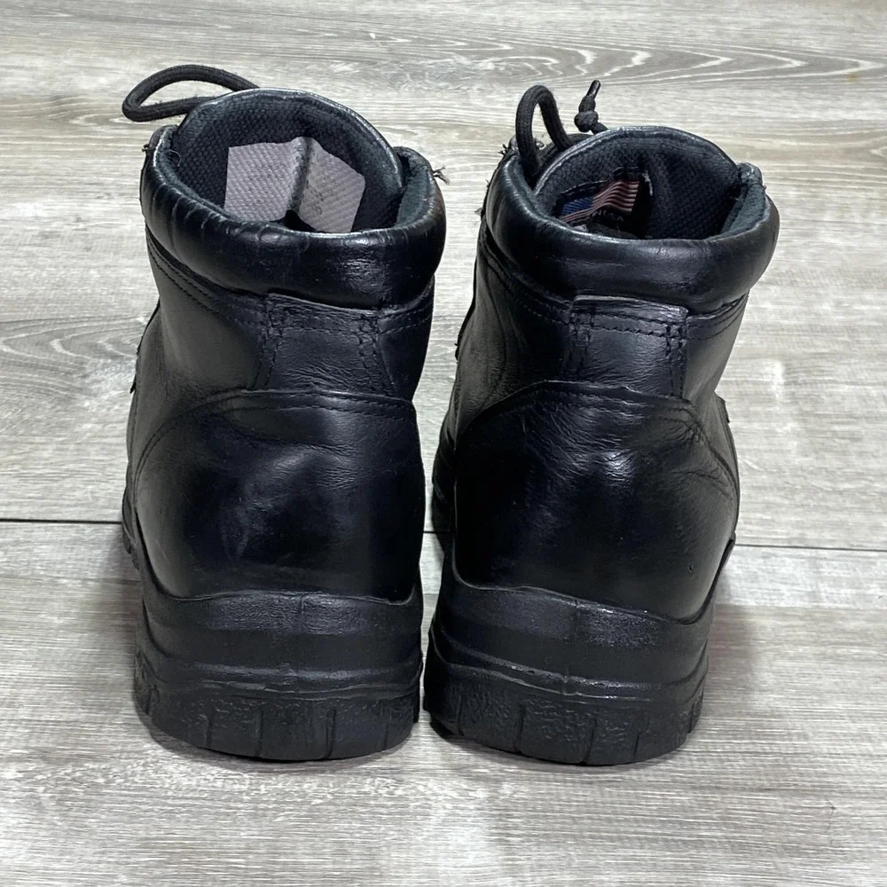 Thorogood Soft Streets Chukka Boots Men Premium Black Leather USA Made‎ Postal